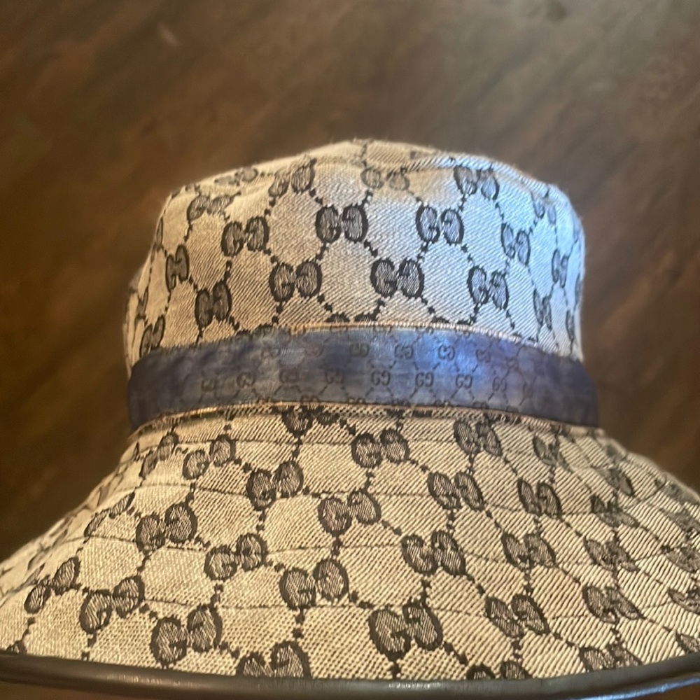 Gucci denim bucket hat